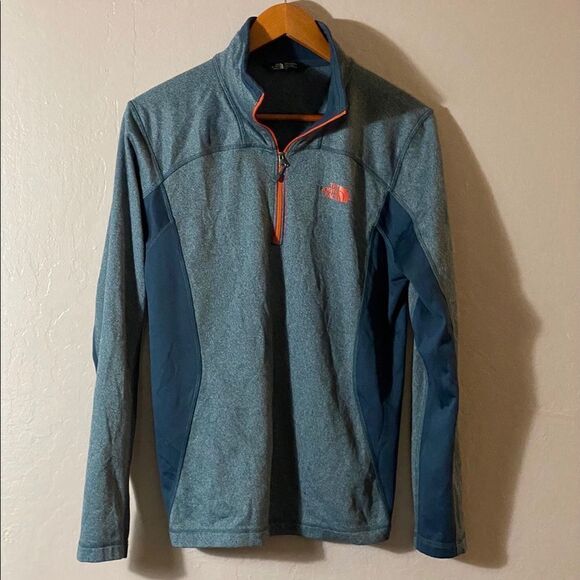 The North Face Men’s Sweater Blue Pullover Long Sleeve Sz S - Picture 1 of 6